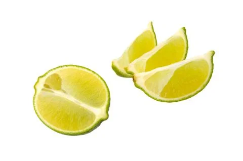 Sliced ??lime Stock Photos