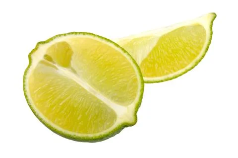 Sliced ??lime Stock Photos