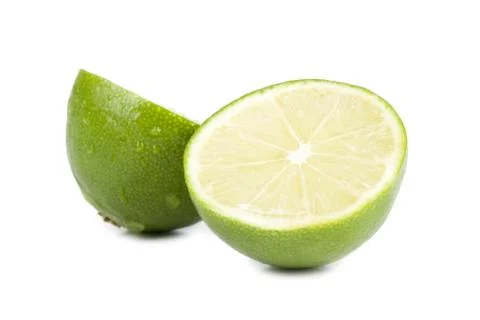 Sliced lime Stock Photos