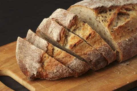 Sliced loaf of bread Stock Photos