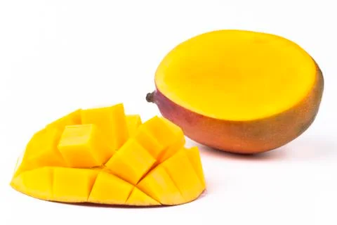 Sliced mango Stock Photos