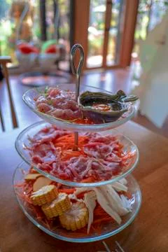 Sliced meat Clean Stock Photos