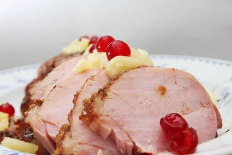 Sliced meat Foto stock