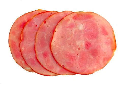 Sliced meat Stock Photos