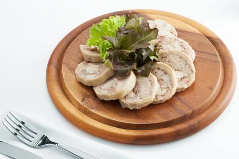 Sliced meat Stock Photos