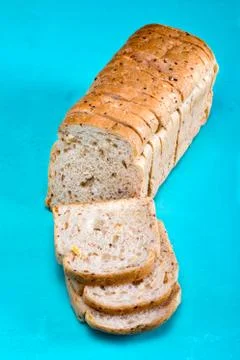 Sliced Multi-Grain Bread Stock Photos