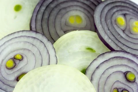 Sliced onion Stock Photos
