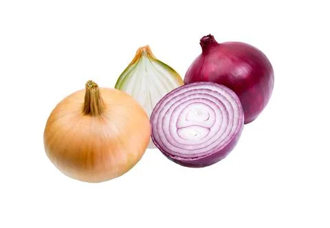 Sliced  onion Foto stock