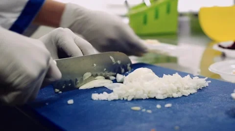 Sliced onions Stock Footage 63320457