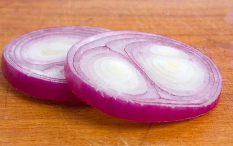 Sliced onions Stock Photos
