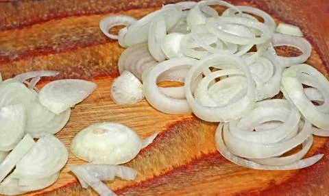 Sliced onions Stock Photos