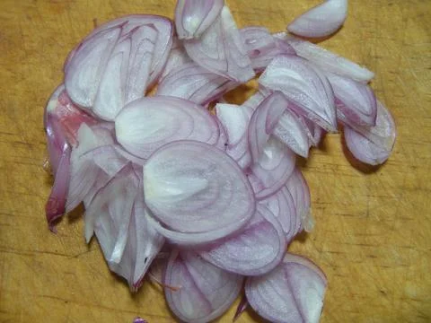 Sliced Onions Foto stock