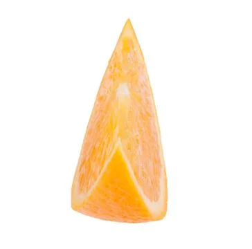 Sliced orange fruit segment Stock Photos