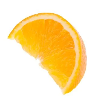 Sliced orange fruit segment Stock Photos