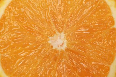 Sliced orange Stock Photos