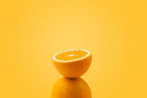 Sliced orange Stock Photos