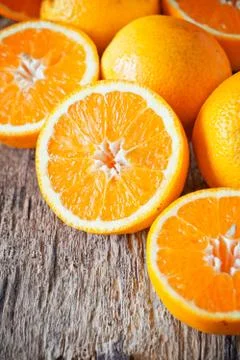 Sliced Oranges Stock Photos