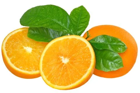 Sliced oranges. Stock-Fotos