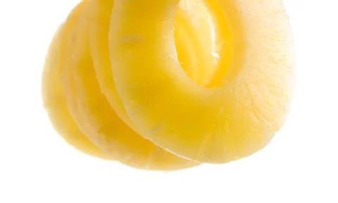 Sliced pineapple Stock Photos