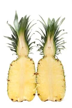 Sliced Pineapple Stock Photos