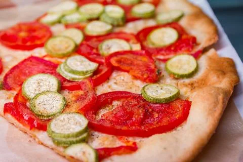 Sliced pizza Stock Photos