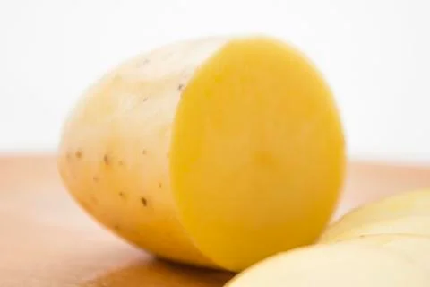 Sliced potato Foto stock
