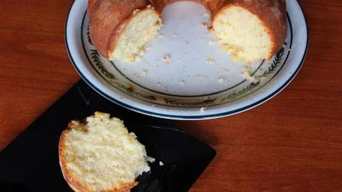 Sliced Pound Cake Stock Photos