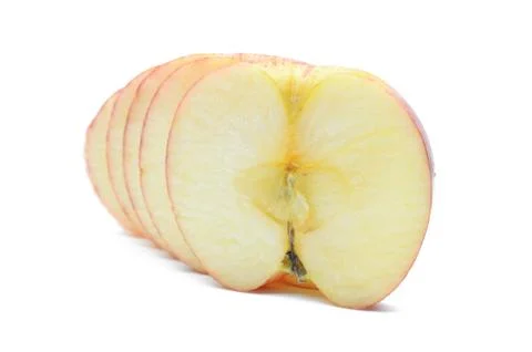 Sliced ??red apple Stock Photos