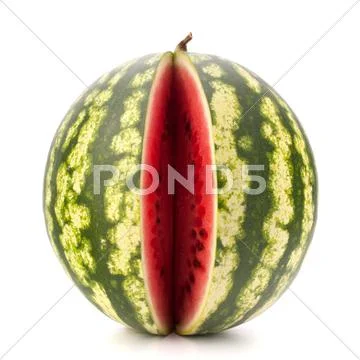 Sliced ripe watermelon Stock Photos