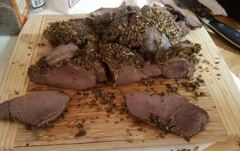 Sliced roast Stock Photos