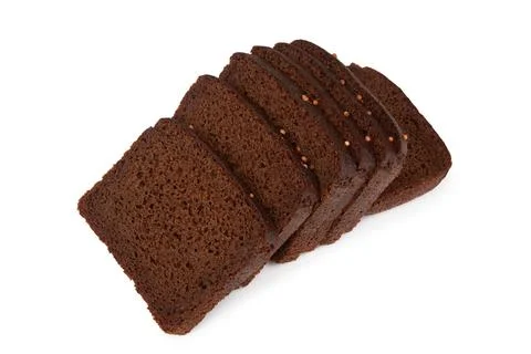 Sliced of rye bread Stock Photos