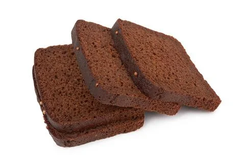 Sliced of rye bread Stock Photos