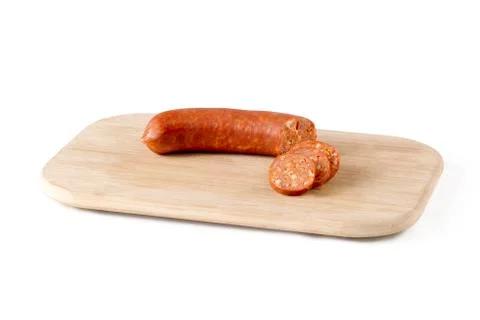 Sliced sausage Stock Photos