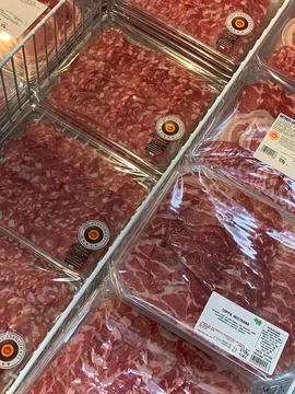 Sliced sausage Fotos Stock