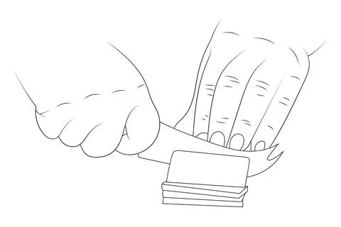 Sliced ??semi soft cheese vector sketch. Stock Illustration