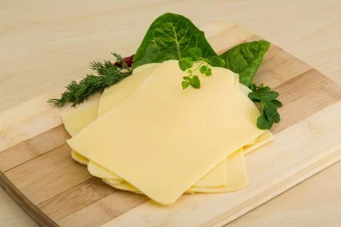 Sliced sheese Stock Photos