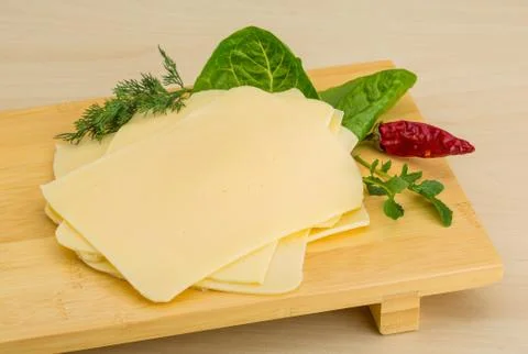 Sliced sheese Stock Photos