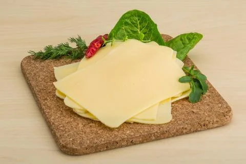 Sliced sheese Stock Photos