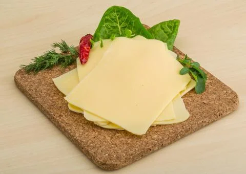 Sliced sheese Stock Photos