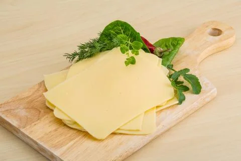 Sliced sheese Stock Photos