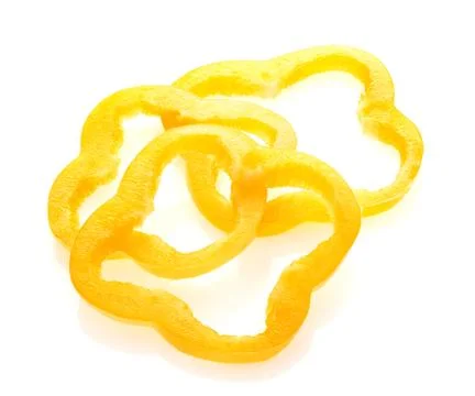 Sliced sweet bell pepper Stock Photos