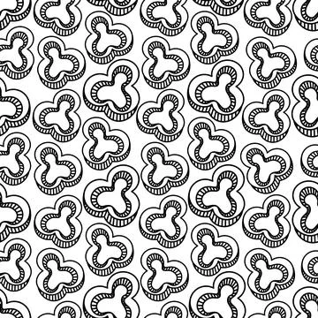 Sliced sweet pepper. Sketch. Repeating vector pattern. Stock Illustration