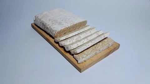 Sliced tempeh Stock Photos