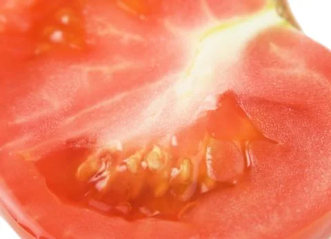 Sliced tomato isolated Stock Photos