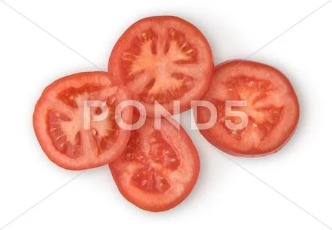 Sliced tomato Stock Photos