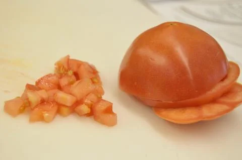 Sliced Tomato Foto stock