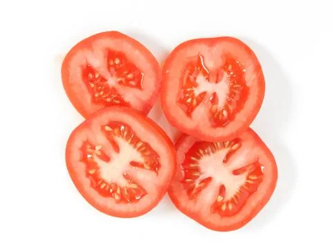 Sliced tomato Stock Photos