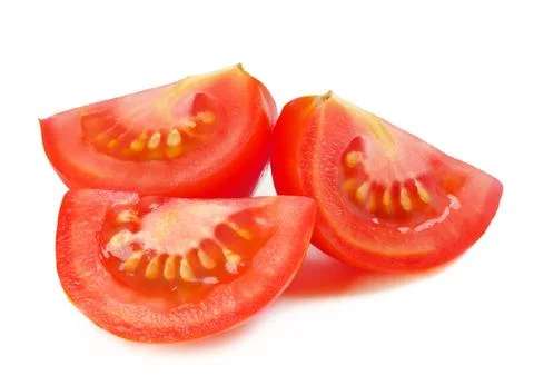 Sliced tomatoes Stock Photos