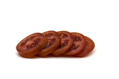 Sliced tomatoes Stock Photos