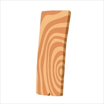 Sliced tree wood Stock Illustration